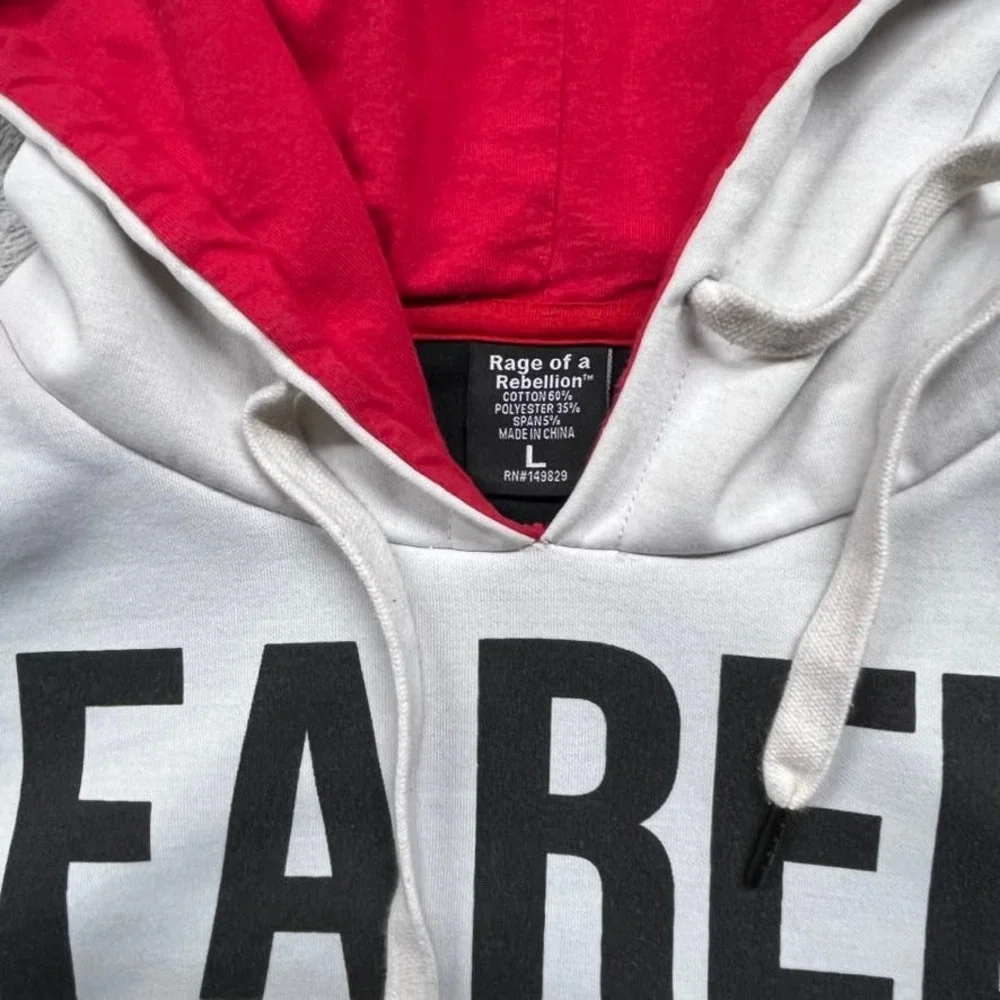 Rage of a Rebellion Hooded Sweater Hoodie Men‎ Large Color Block